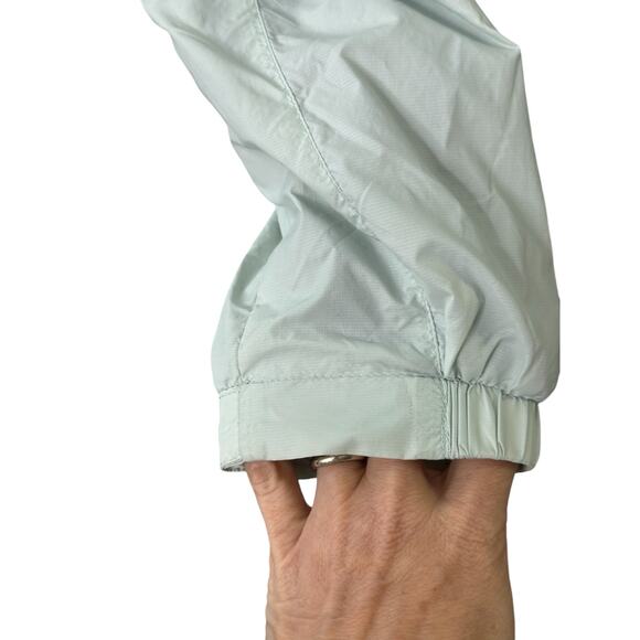 Eddie Bauer Green Hooded Full-Zip Mesh Lined Packable Windbreaker Jacket Large - Picture 7 of 11